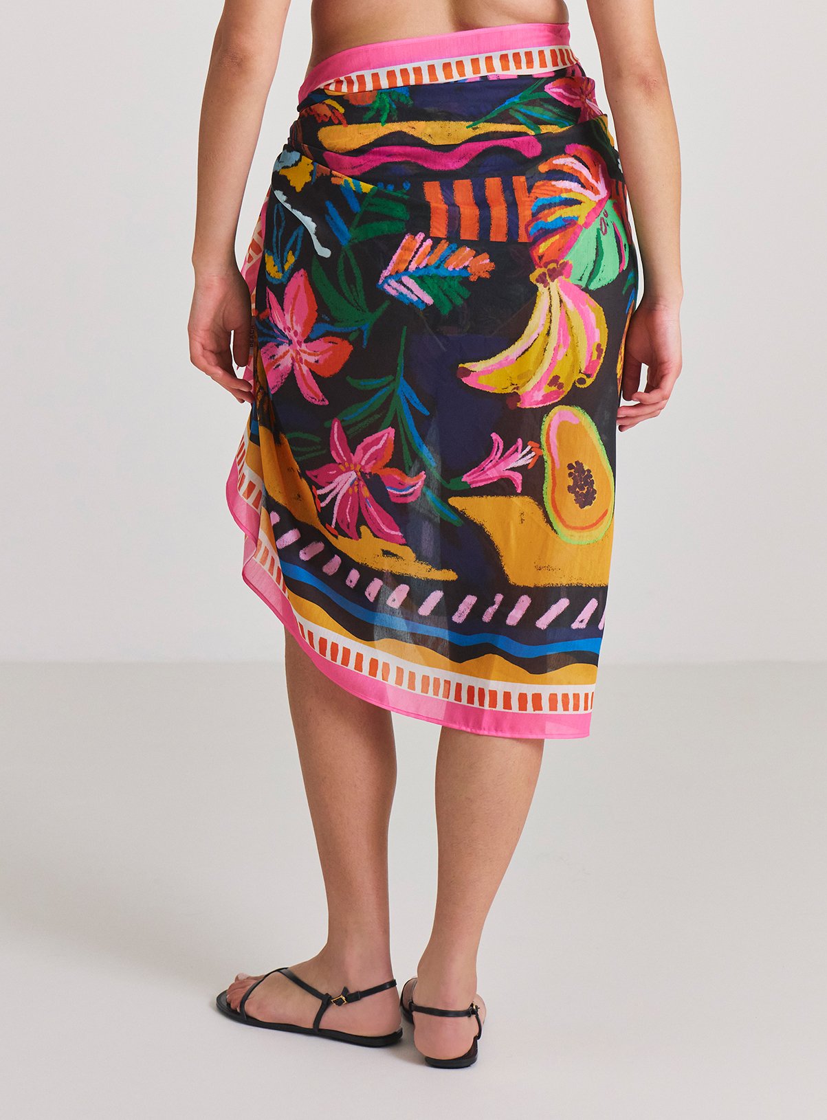 SIMPLY BE Printed Sarong M - Image 2 thumbnail